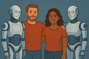 Humanos y robots en armonía